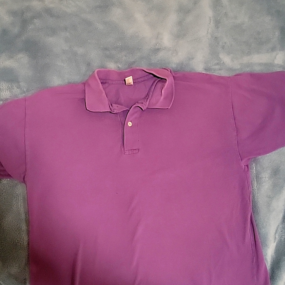 Purple Polo shirt American Apparel M